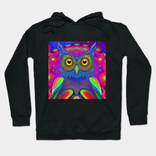 Psychedelic Owl Hoodie